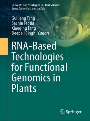 cover image of RNA-Based Technologies for Functional Genomics in Plants